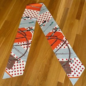 Hermes Maxi Twilly CLIC-CLAC A POIS NEW with tag